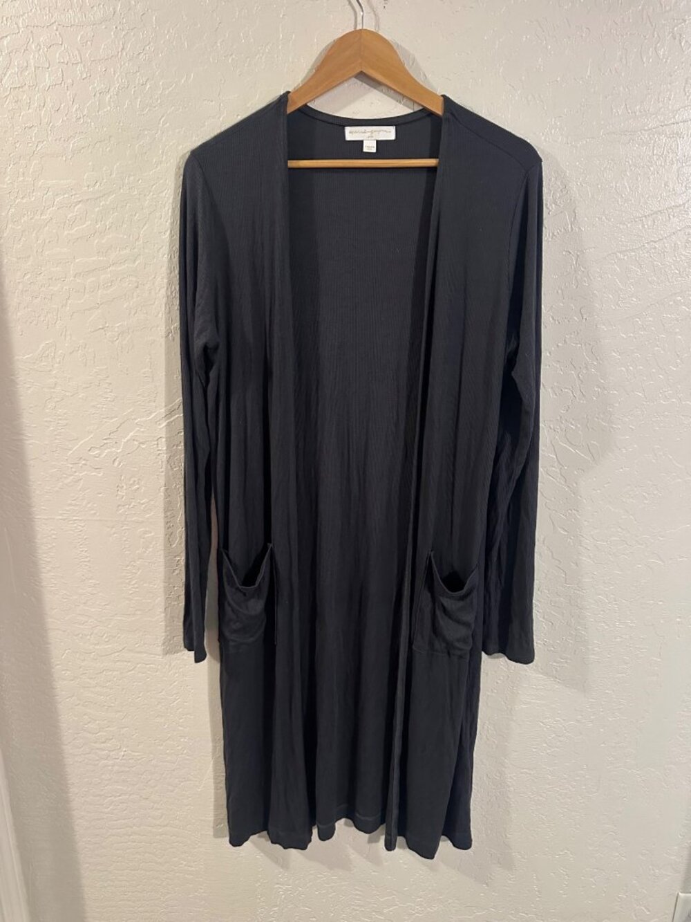 Spiritual Gangster Long Ribbed Buttery Soft Open Fall Duster Cardigan Sweater